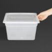 Picture of Vogue Polypropylene 1/2 Gastronorm Container with Lid 200mm (Pack of 4) - GJ517