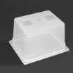 Picture of Vogue Polypropylene 1/2 Gastronorm Container with Lid 200mm (Pack of 4) - GJ517