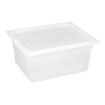 Picture of Vogue Polypropylene 1/2 Gastronorm Container with Lid 150mm (Pack of 4) - GJ516