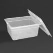 Picture of Vogue Polypropylene 1/2 Gastronorm Container with Lid 150mm (Pack of 4) - GJ516