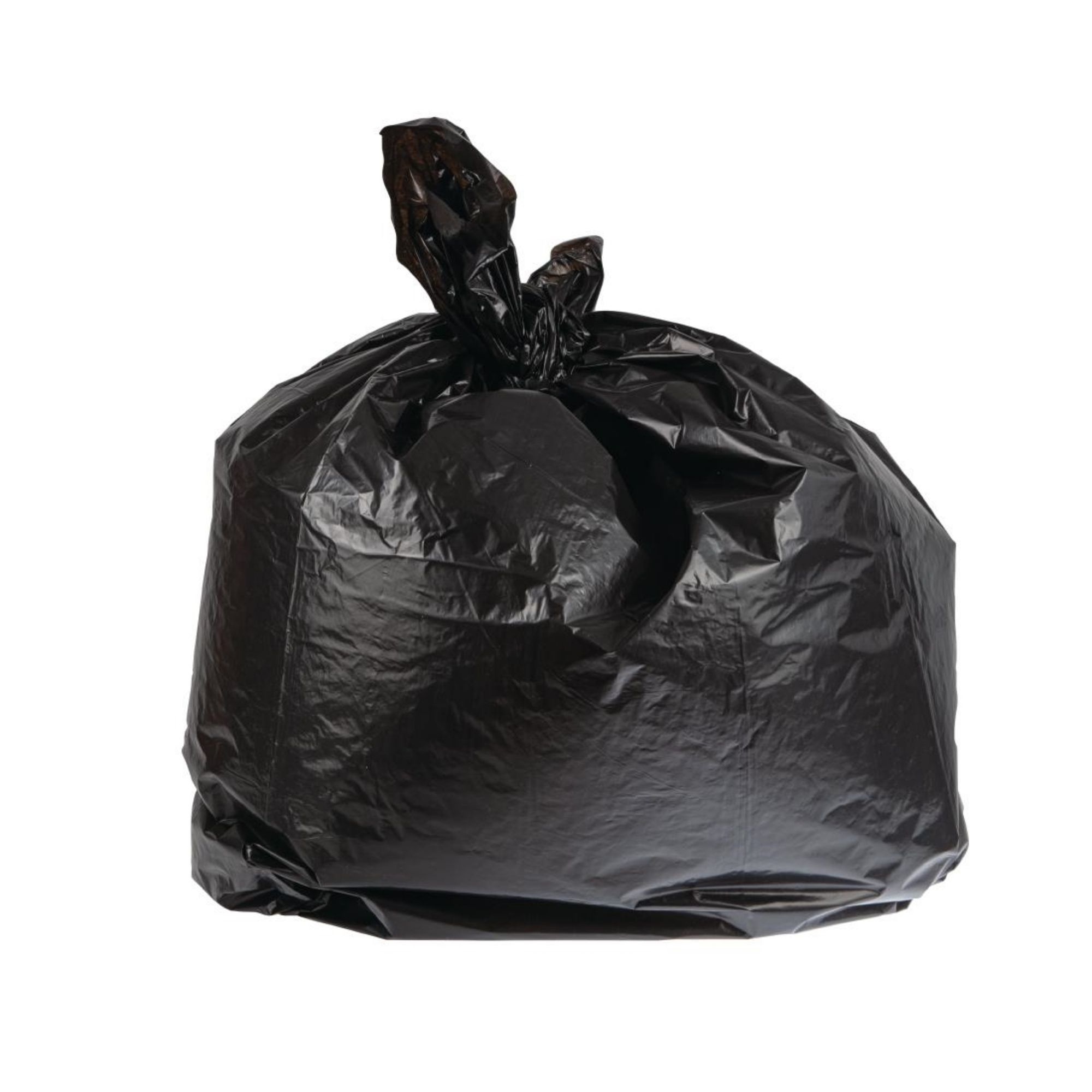 Picture of Jantex Medium Extra Heavy-Duty Black Bin Bags 70Ltr (Pack of 200)