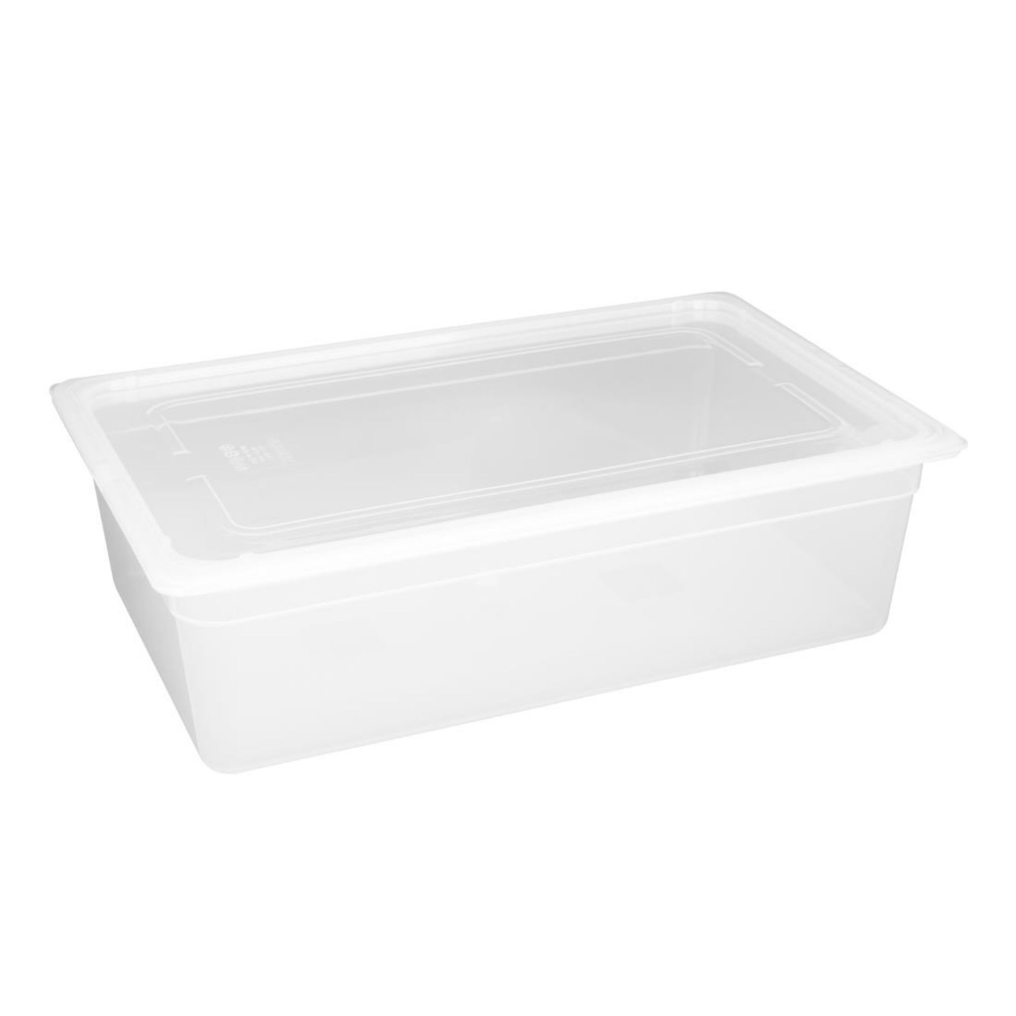 Picture of Vogue Polypropylene 1/1 Gastronorm Container with Lid 150mm (Pack of 2) - GJ512