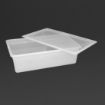 Picture of Vogue Polypropylene 1/1 Gastronorm Container with Lid 150mm (Pack of 2) - GJ512