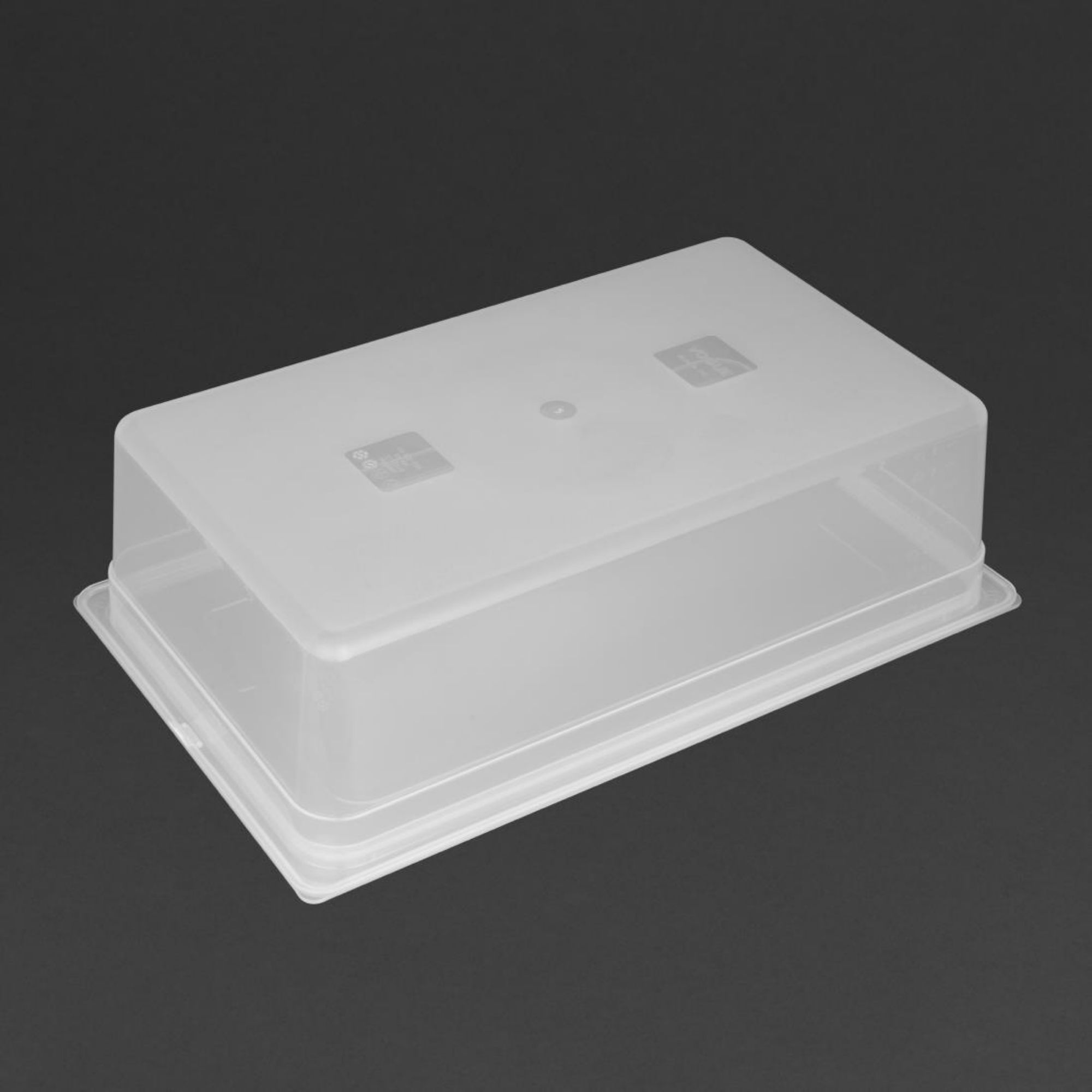 Picture of Vogue Polypropylene 1/1 Gastronorm Container with Lid 150mm (Pack of 2)