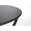 Picture of Bolero Black Pavement Style Steel Table 595mm - GH558