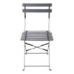 Picture of Bolero Black Pavement Style Steel Chairs (Pack of 2) - GH553