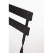 Picture of Bolero Black Pavement Style Steel Chairs (Pack of 2) - GH553