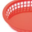 Picture of Olympia Oval Polypropylene Food Basket Red (Pack of 6) - GH967
