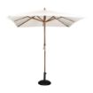 Picture of Bolero Square Pulley Parasol 2.5m Wide Cream - GH988