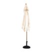 Picture of Bolero Square Pulley Parasol 2.5m Wide Cream - GH988