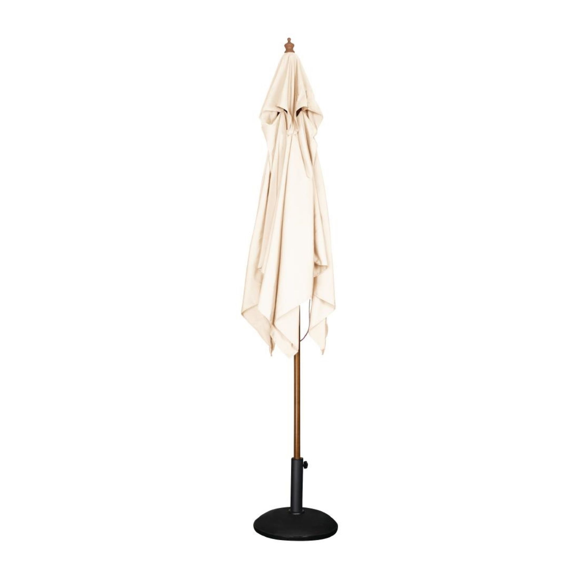 Picture of Bolero Square Pulley Parasol 2.5m Wide Cream
