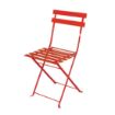 Picture of Bolero Red Pavement Style Steel Chairs (Pack of 2) - GH555