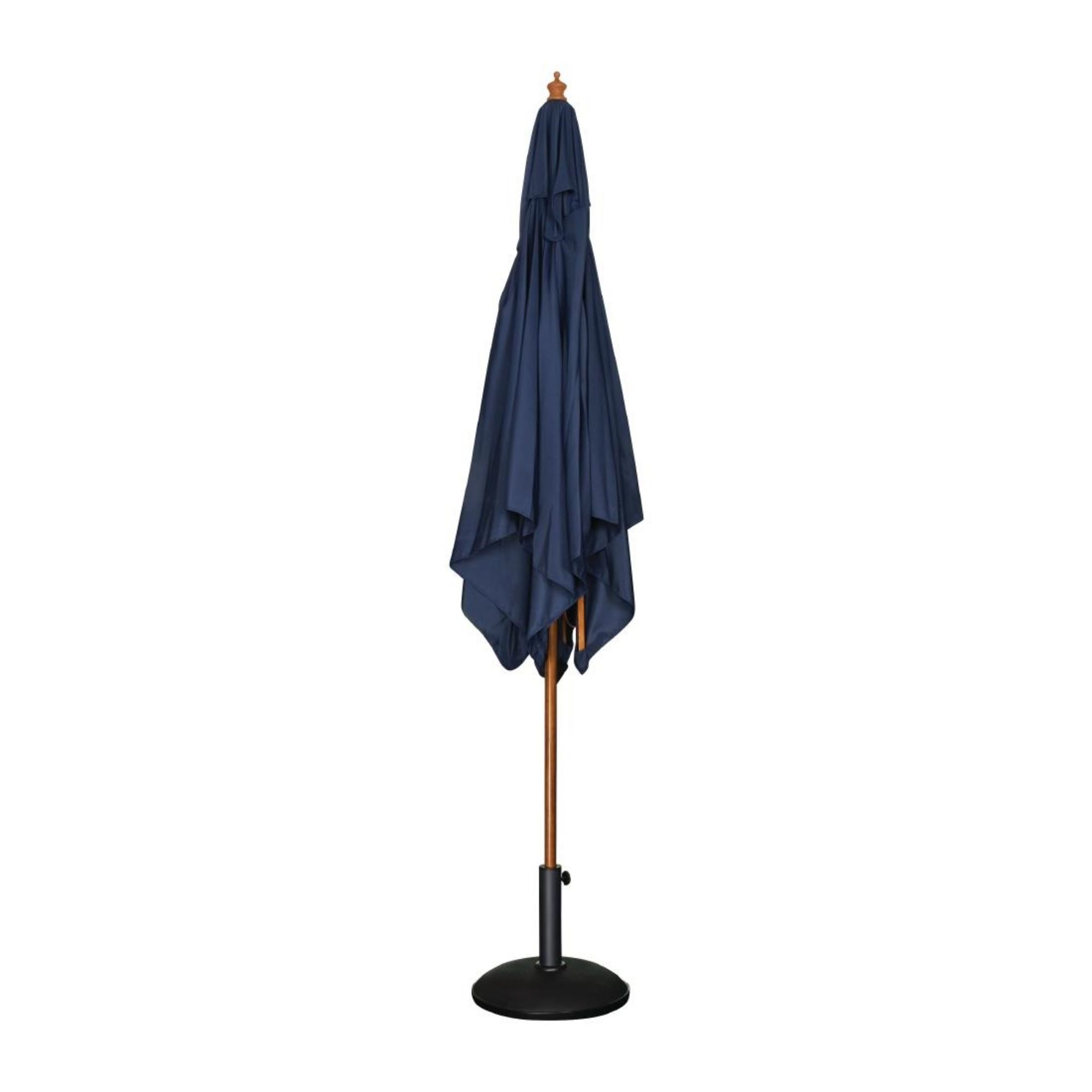 Picture of Bolero Square Double Pulley Parasol 2.5m Diameter Navy Blue