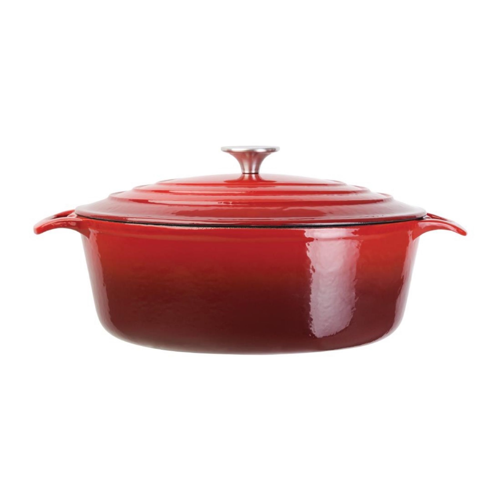 Picture of Vogue Red Oval Casserole Dish 6Ltr