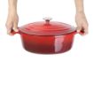 Picture of Vogue Red Oval Casserole Dish 6Ltr - GH314