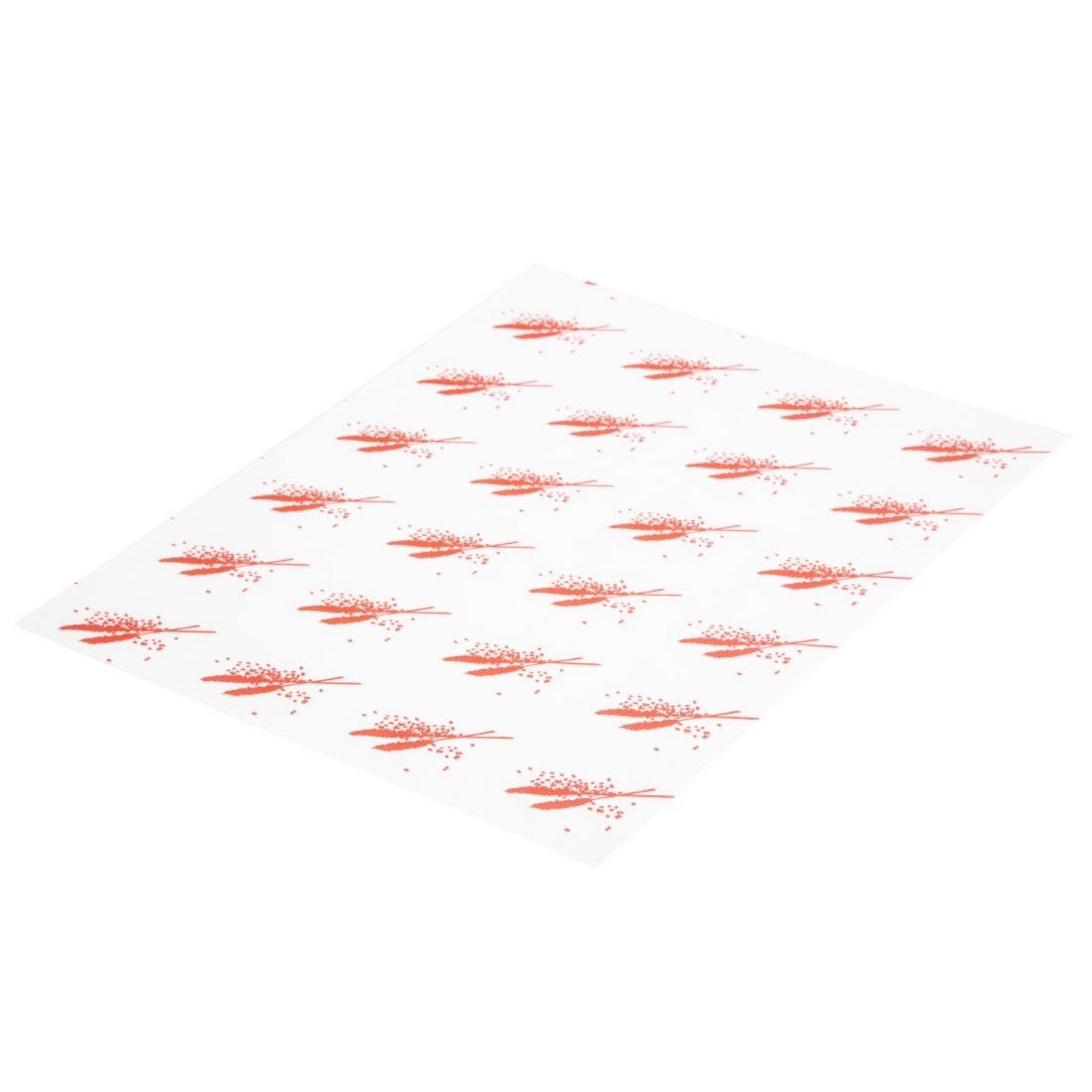 Picture of Burger Wrapping Paper Sheets Red 245 x 300mm (1000 pack)
