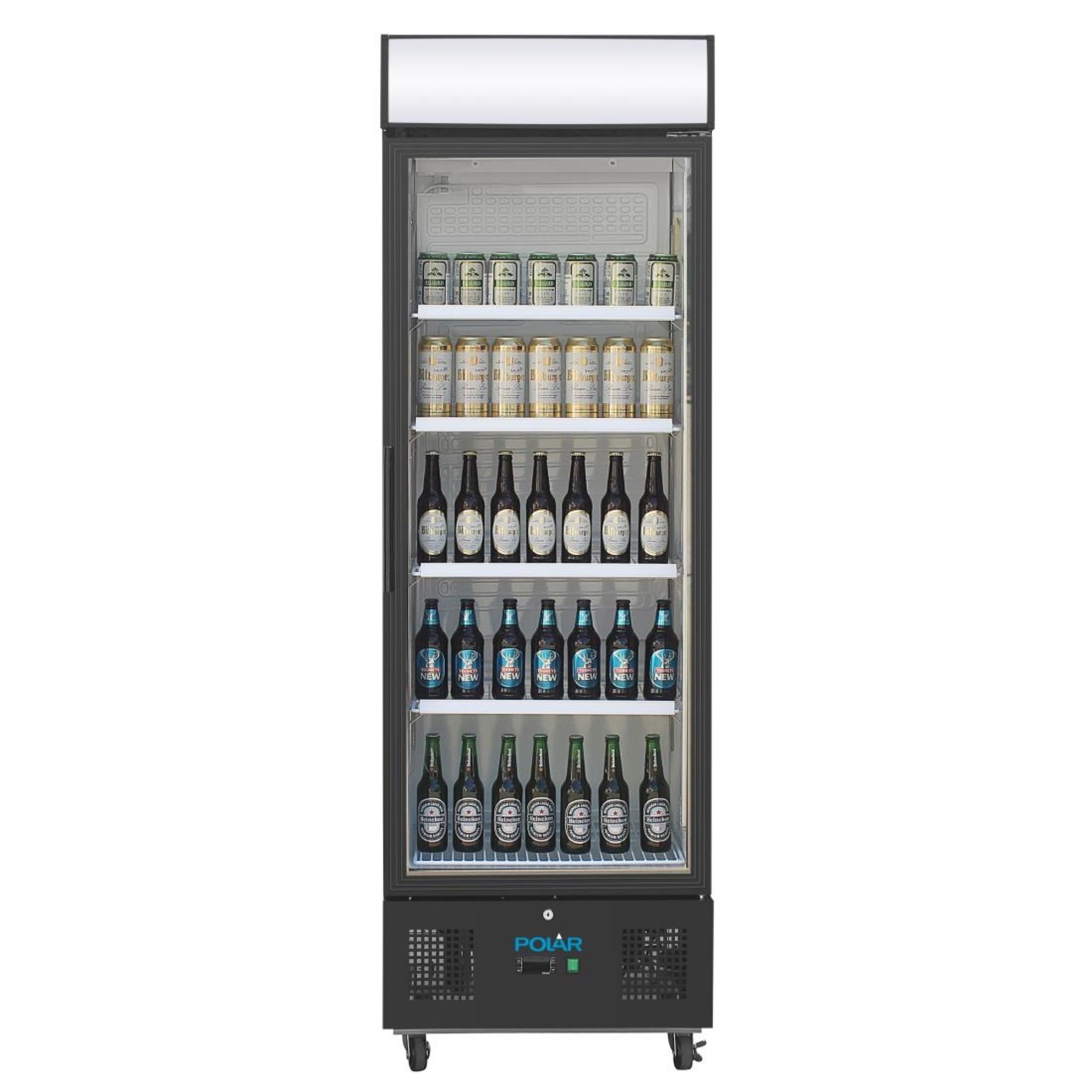 Picture of Polar G-Series Upright Display Fridge 368Ltr Black