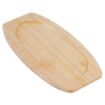 Picture of Olympia Hevea Board for Cast Iron Sizzle Platter 315x170mm for GG133