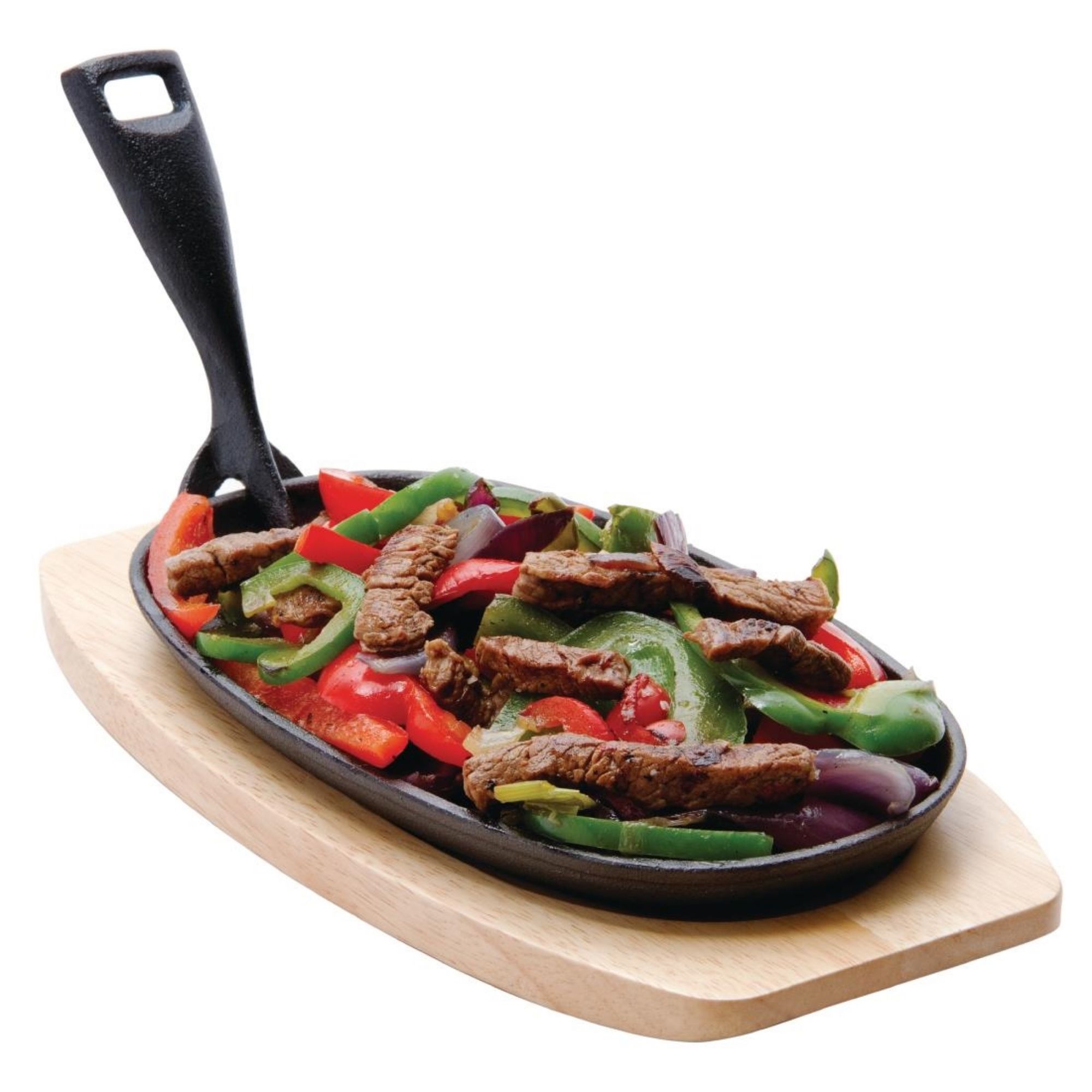 Picture of Olympia Hevea Board for Cast Iron Sizzle Platter 315x170mm for GG133
