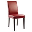 Picture of Bolero Faux Leather Dining Chairs Red (Pack of 2) - GH443