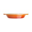 Picture of Vogue Orange Round Cast Iron Gratin Dish 400ml - GH316
