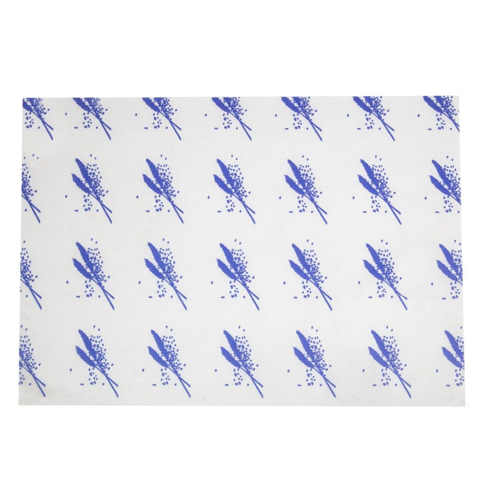 Picture of Burger Wrapping Paper Sheets Blue 245 x 300mm (1000 pack) - GH037