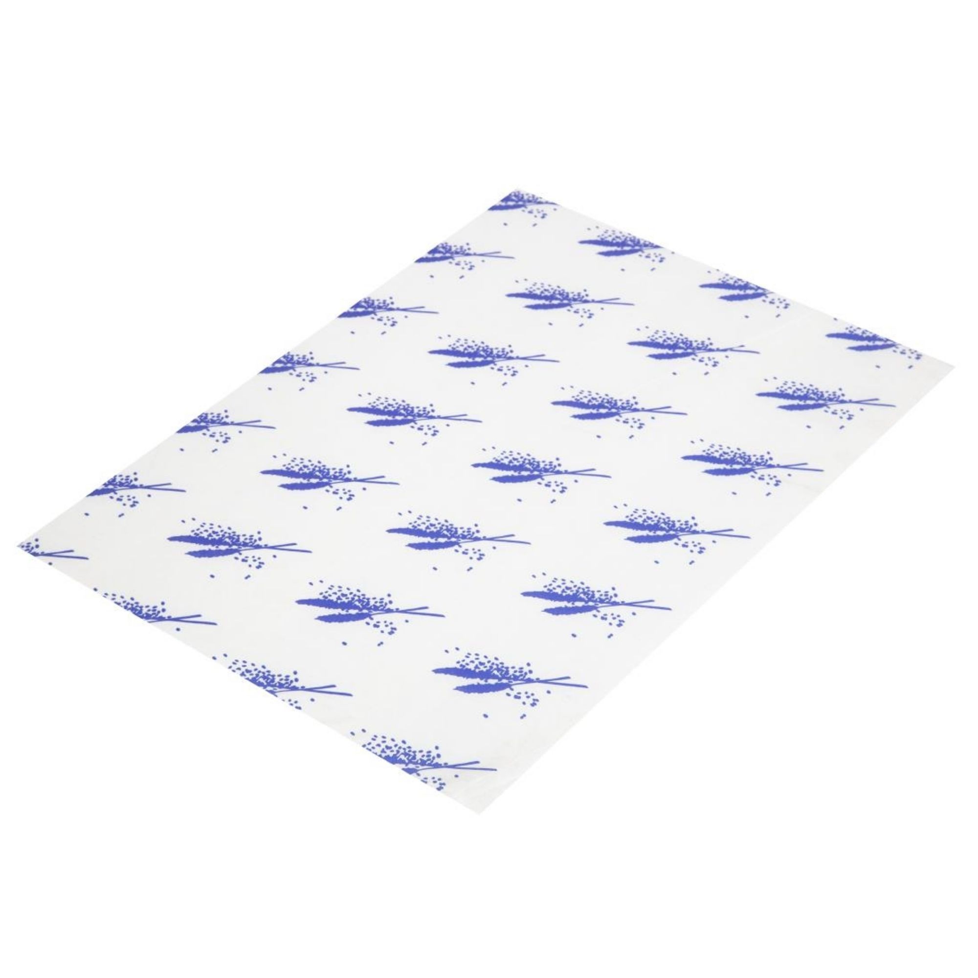Picture of Burger Wrapping Paper Sheets Blue 245 x 300mm (1000 pack)