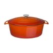 Picture of Vogue Orange Oval Casserole Dish 6Ltr - GH312