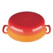 Picture of Vogue Orange Oval Casserole Dish 6Ltr - GH312