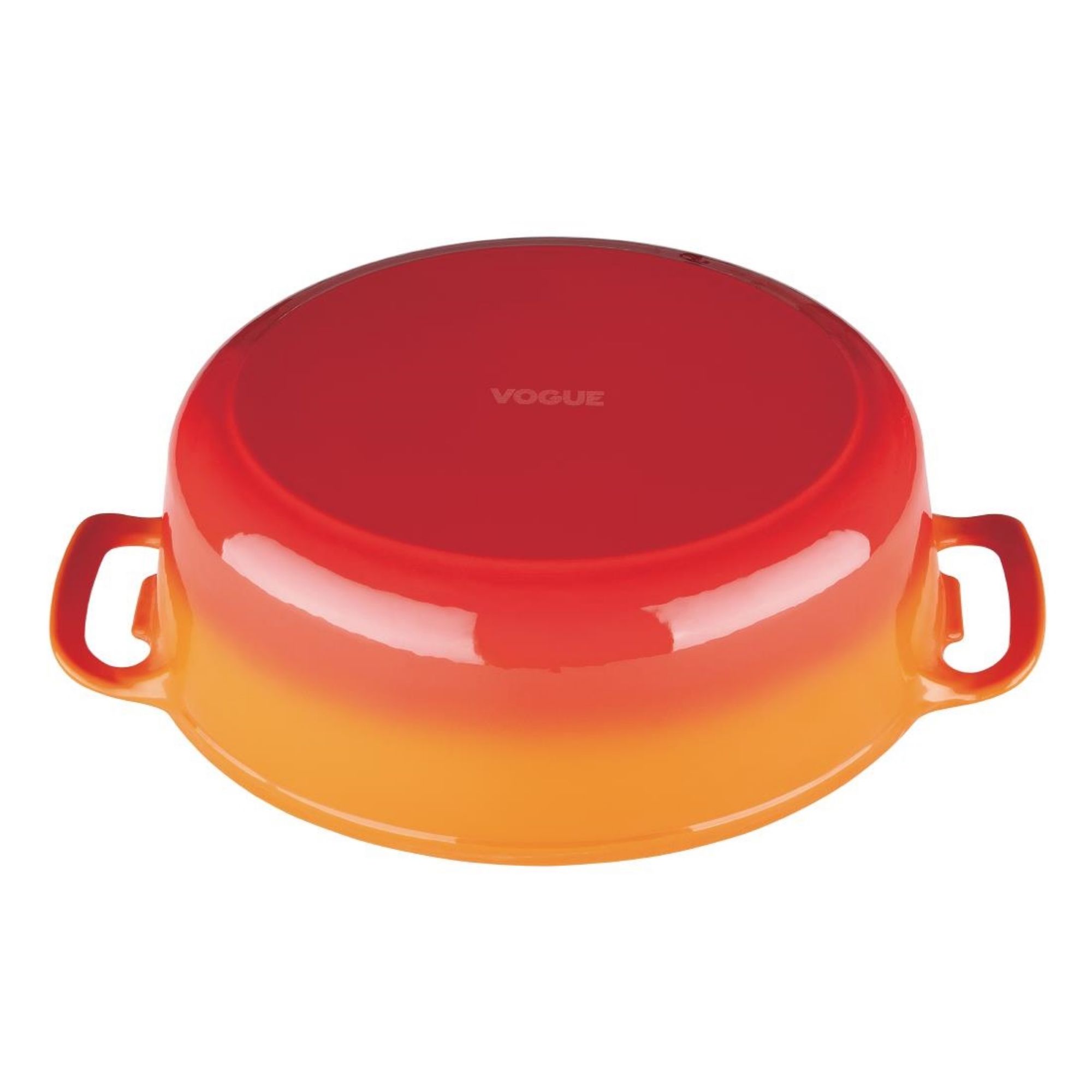 Picture of Vogue Orange Oval Casserole Dish 6Ltr