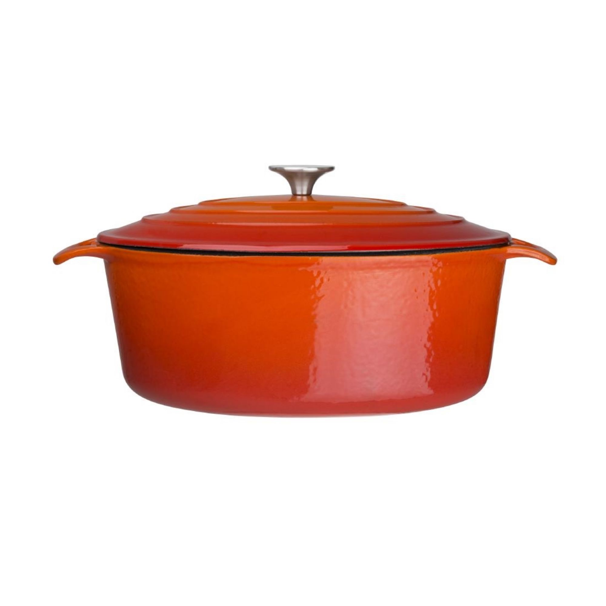 Picture of Vogue Orange Oval Casserole Dish 6Ltr