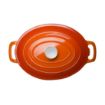 Picture of Vogue Orange Oval Casserole Dish 6Ltr - GH312