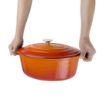 Picture of Vogue Orange Oval Casserole Dish 6Ltr - GH312