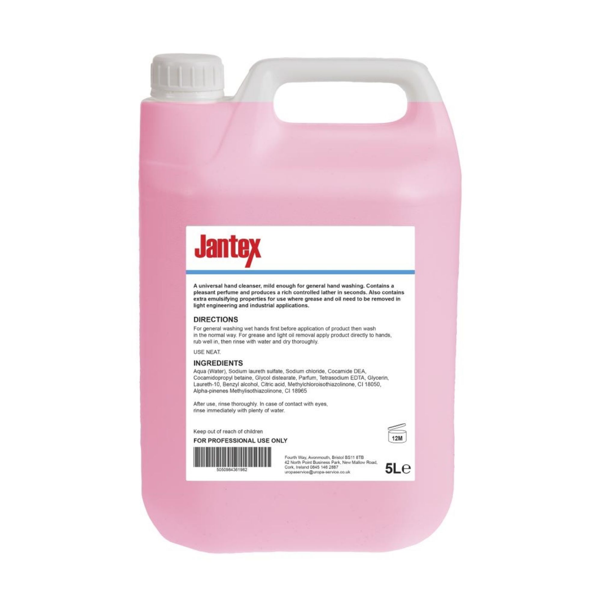 Picture of Jantex Perfumed Liquid Hand Soap 5Ltr