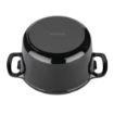 Picture of Vogue Black Round Casserole Dish 4Ltr - GH301
