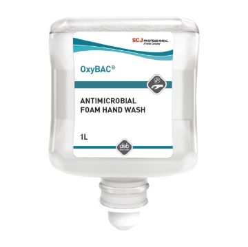 Picture of Deb OxyBAC Unperfumed Antibacterial Foam Hand Soap 1Ltr