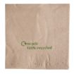 Picture of Swantex Recycled Lunch Napkin Kraft 33x33cm 2ply 1/4 Fold (Pack of 2000) - GH031