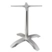 Picture of Bolero Brushed Aluminium Four Leg Table Base - GG660