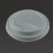 Picture of Vegware Compostable Lids for 340ml & 455ml Coffee Cups (1000 pack) - GH023