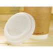 Picture of Vegware Compostable Lids for 340ml & 455ml Coffee Cups (1000 pack) - GH023