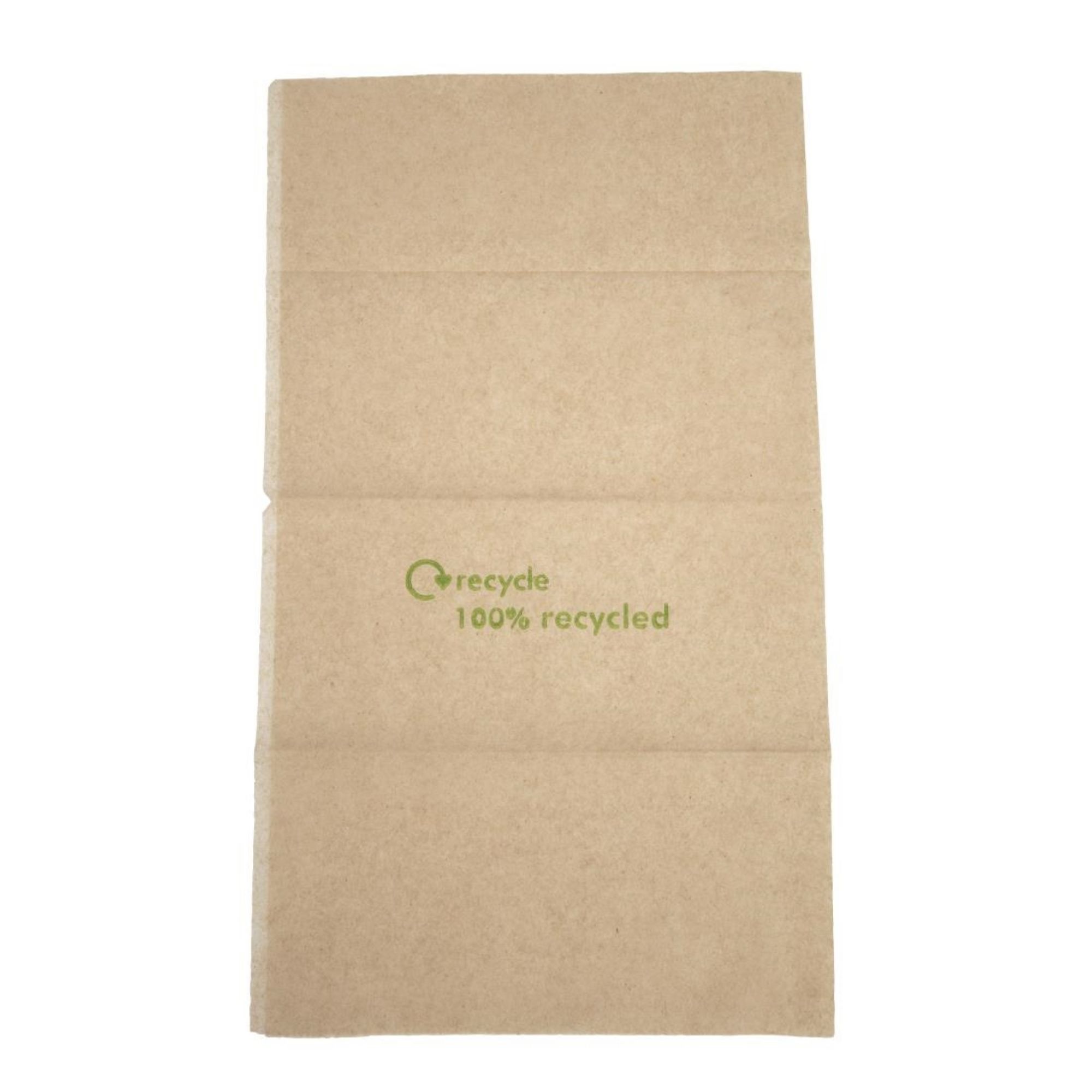 Picture of Swantex Recycled Lunch Napkin Kraft 32x30cm 1ply Pre-Folded (Pack of 6000)