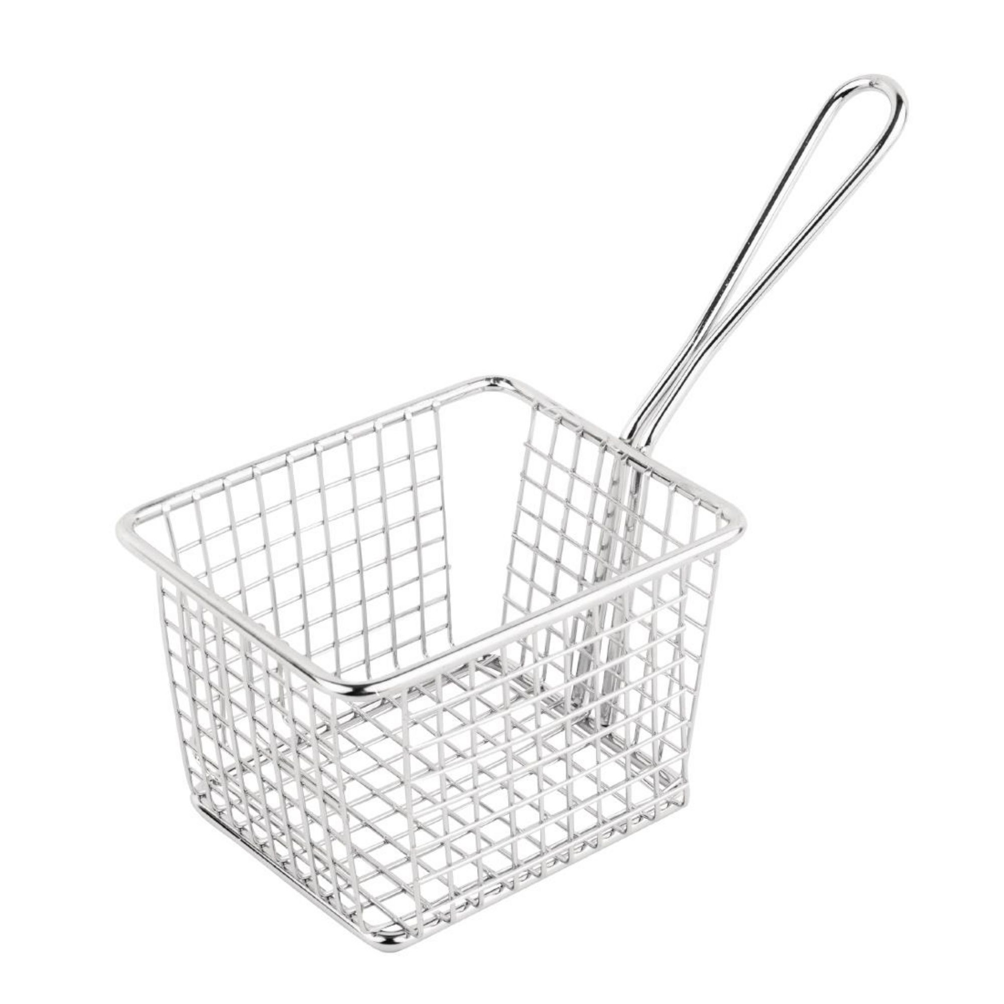 Picture of Olympia Chip basket Square with handle Large - GG867