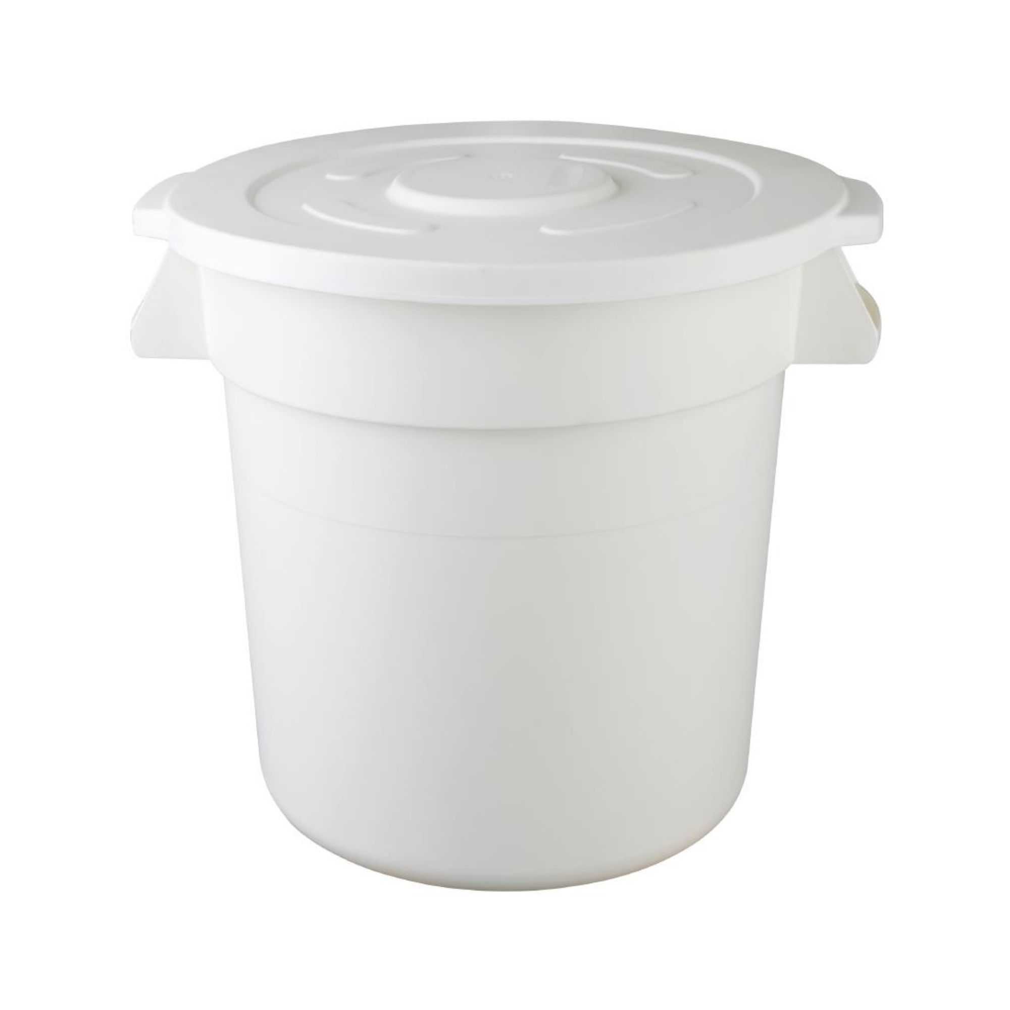 Picture of Vogue Polypropylene Round Container Bin White 76Ltr