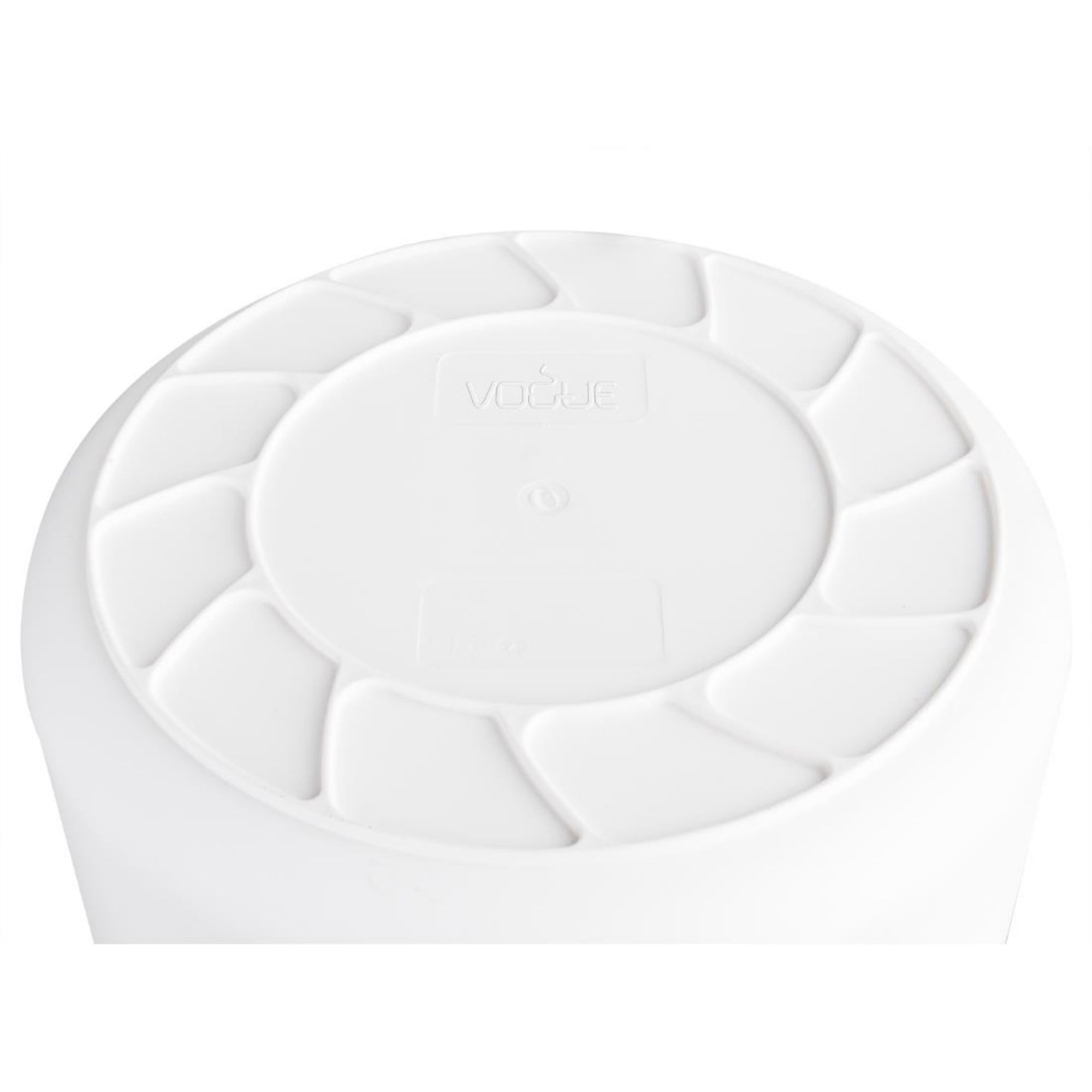 Picture of Vogue Polypropylene Round Container Bin White 76Ltr