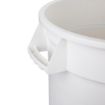 Picture of Vogue Polypropylene Round Container Bin White 38Ltr - GG792