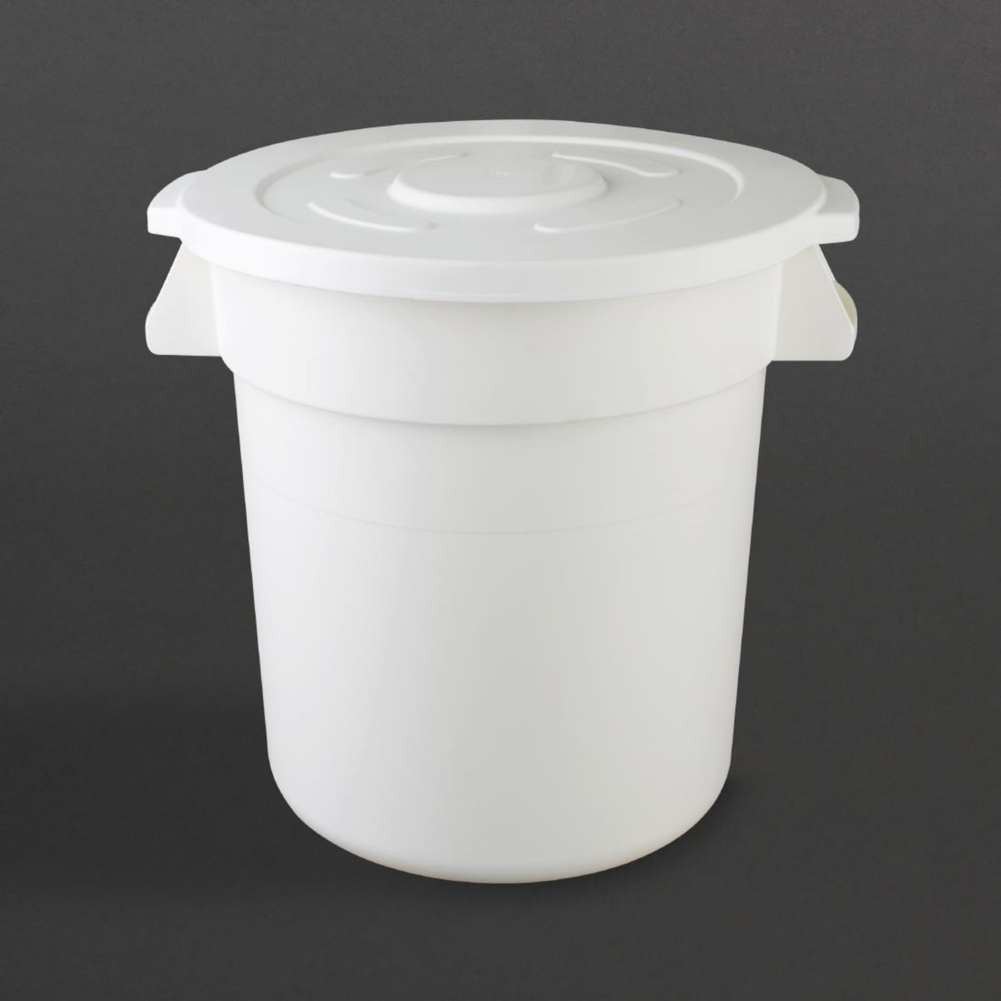 Picture of Vogue Polypropylene Round Container Bin White 38Ltr
