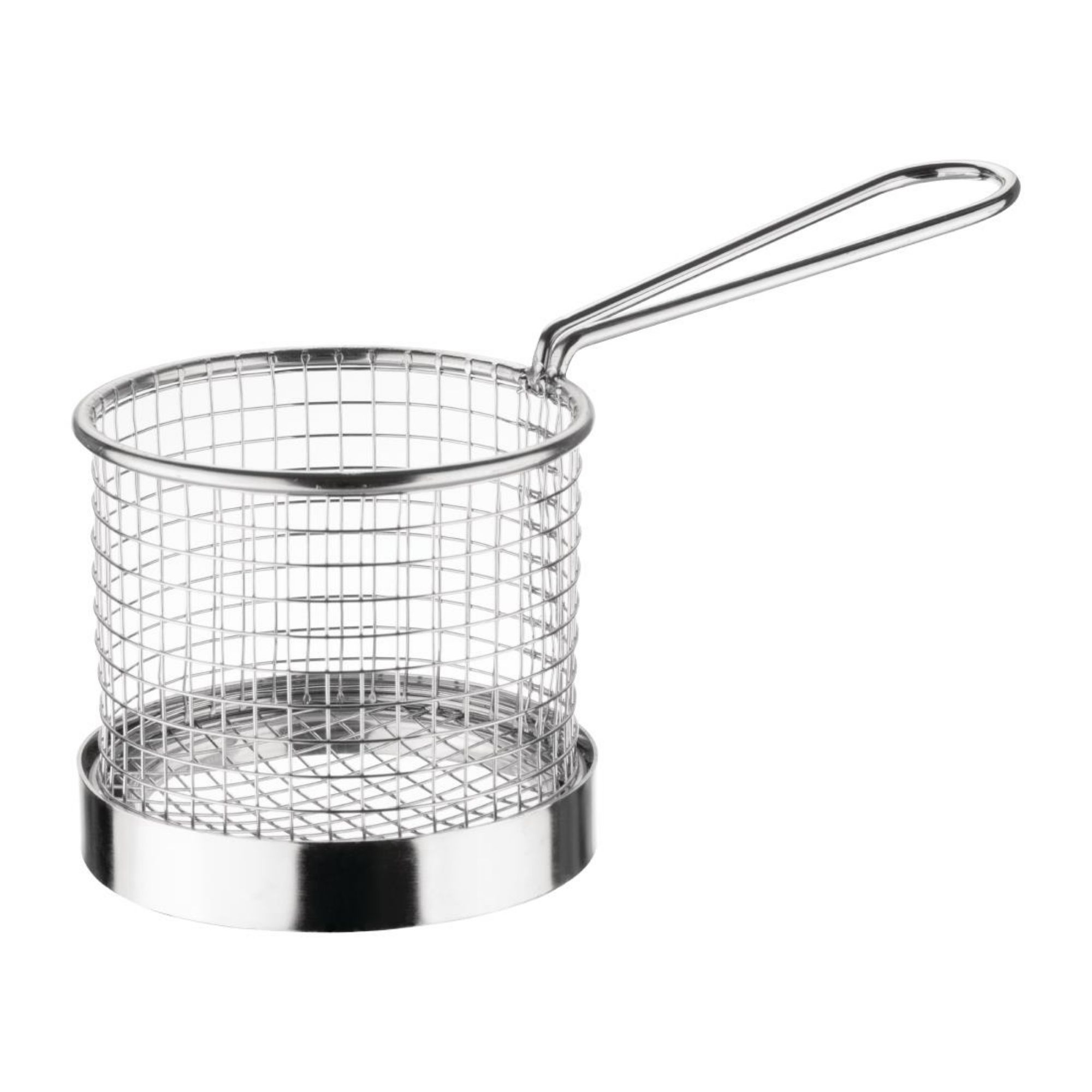 Picture of Olympia Chip Basket round with Handle 95mm - GG875