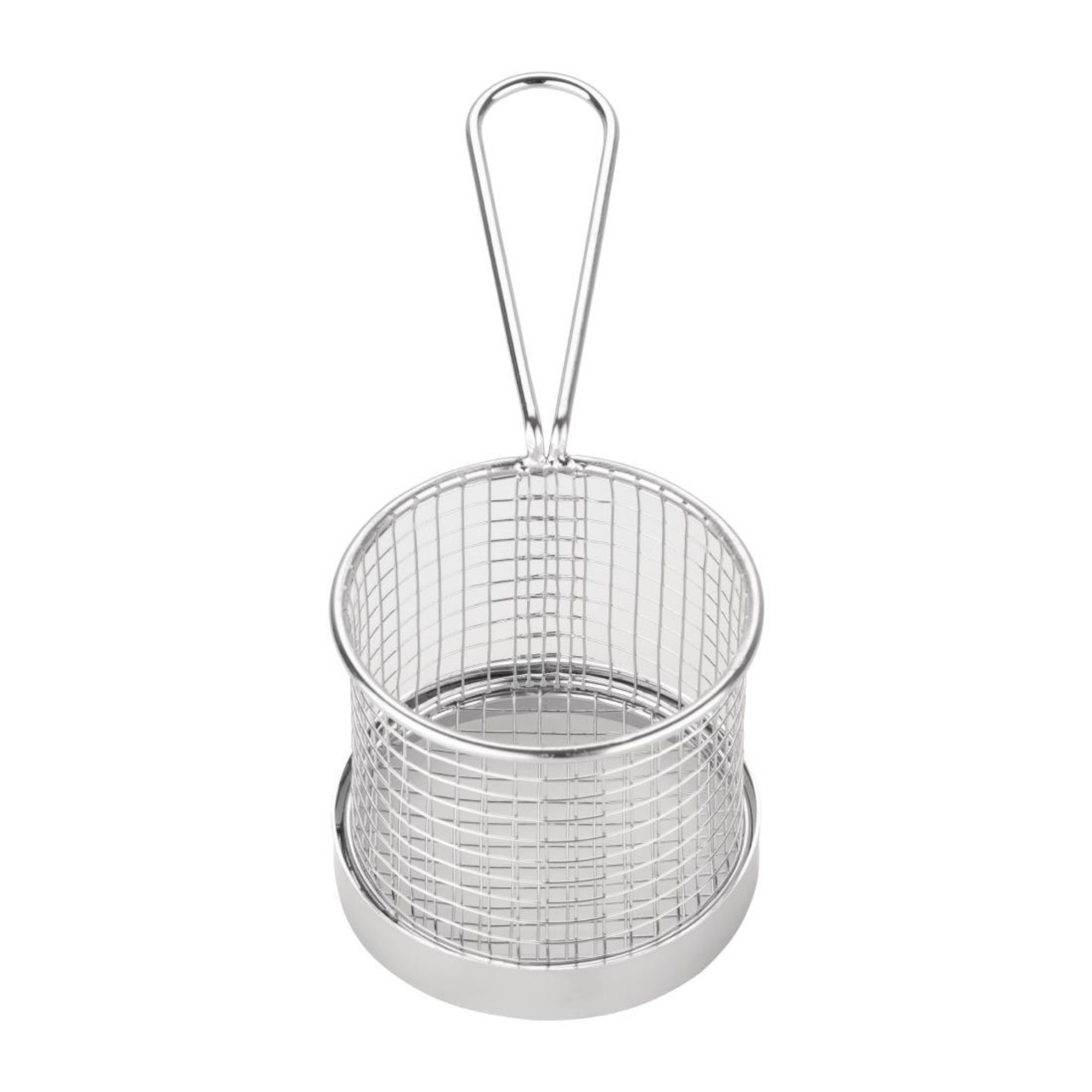 Picture of Olympia Chip Basket round with Handle 95mm