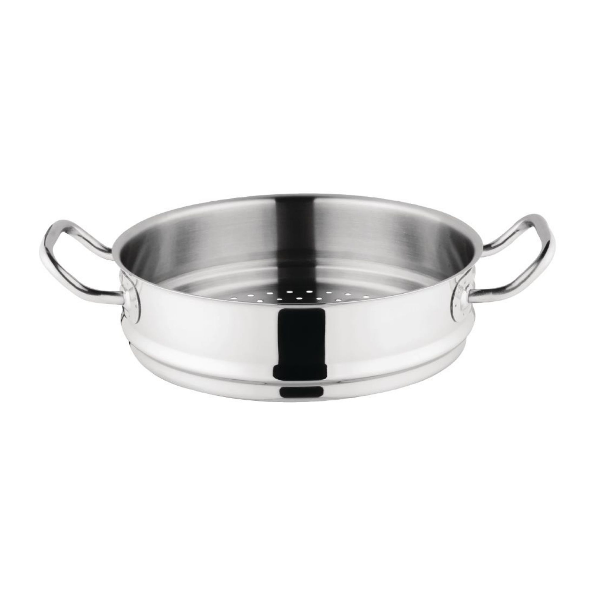 Picture of Vogue Stainless Steel & Aluminium Tri-Wall Steamer 24cm - GG033