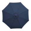 Picture of Bolero Round Parasol 2.5m Diameter Navy Blue - GG496